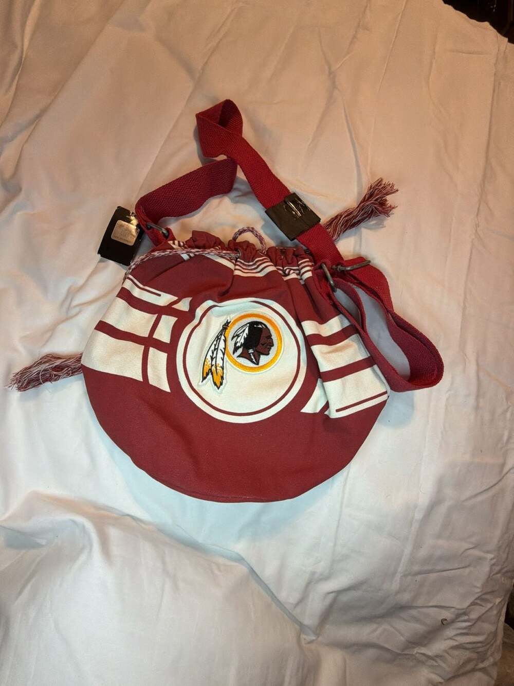 Washington Redskins NFL Drawstring Bucket Bag Shoulder Purse